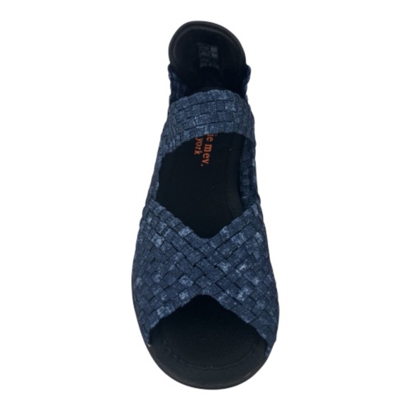 Bernie Mev Halle Woven Mary Jane Wedge-Jeans , Women's Comfort Shoe - NWB - Picture 3 of 6